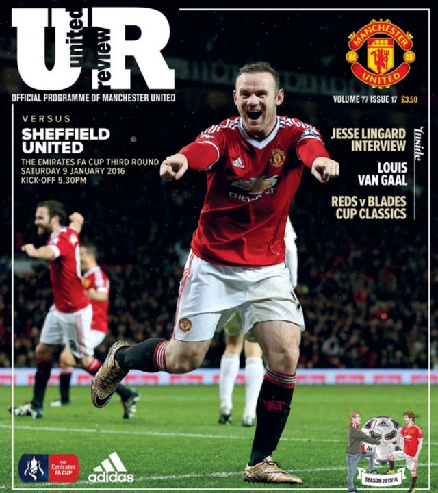 Manchester United programme