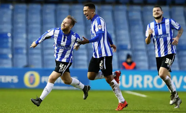 Barry Bannan celebrates