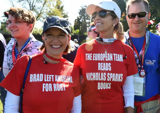 Fans at the Ryder Cup