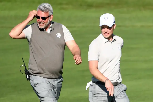 Darren Clarke and Danny Willett