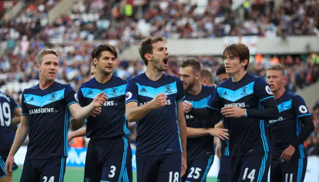 Christian Stuani celebrates