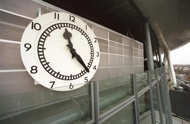 Clock at the Emirates