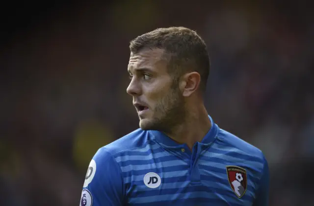 Jack Wilshere reacts