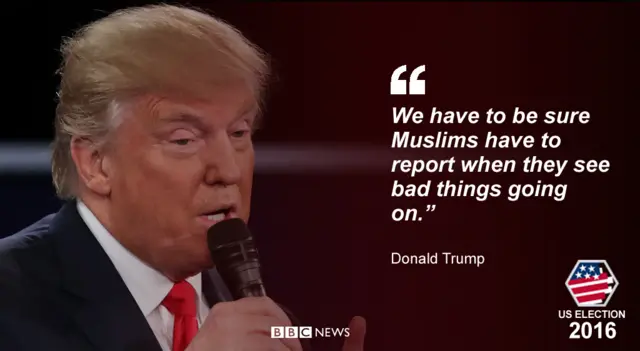 We have to be sure Muslims have to report when they see bad things going on
