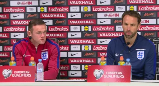 Rooney and Southgate