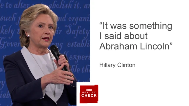Quotation from Hillary Clinton on Abraham Lincoln