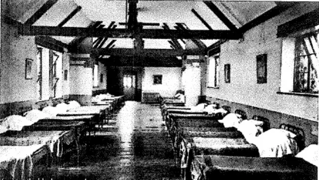 Archive picture of St Francis Boys' Home dormitory