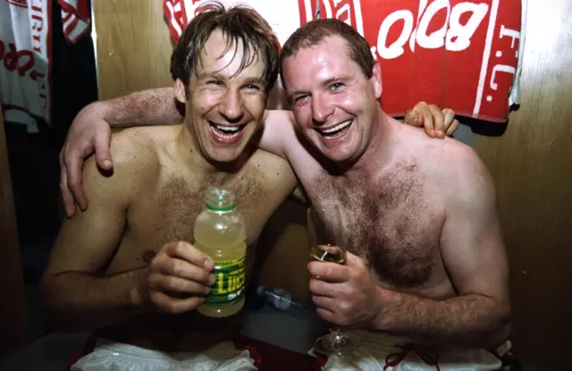 Paul Merson and Gazza