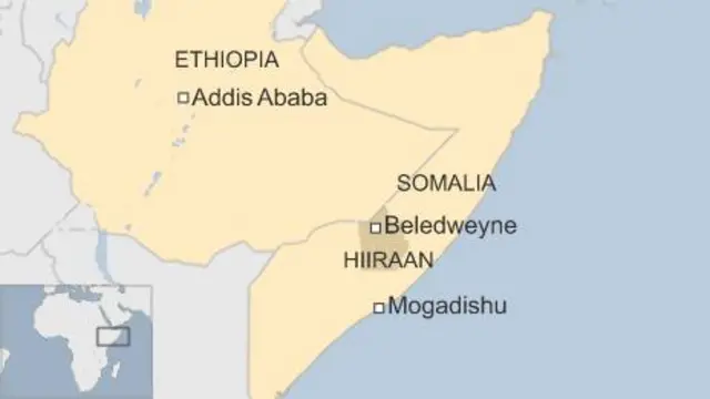 Map of Somalia