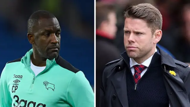 Chris Powell and James Beattie