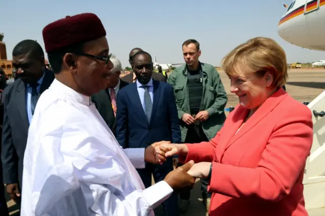 Angela Merkel in Niger