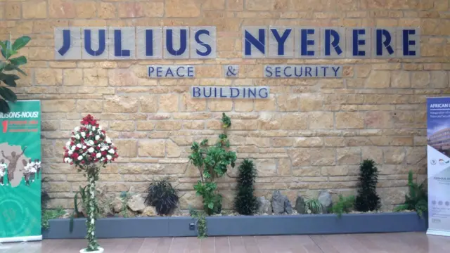 Picture of Julius Nyerere building sign