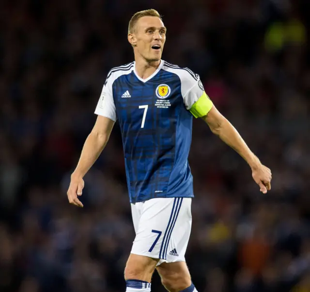 Scotland captain Darren Fletcher