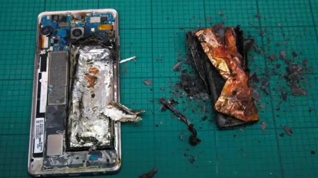 Note 7 fire