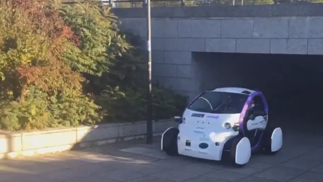 Driverless car in Milton Keynes