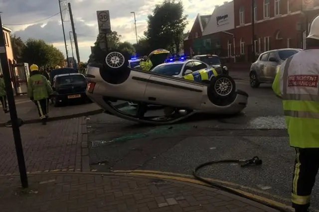 Car on roof