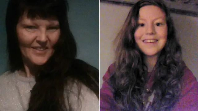 Elizabeth Edwards and Katie Edwards