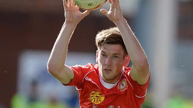 Matt Tootle when playing in a Crewe shirt