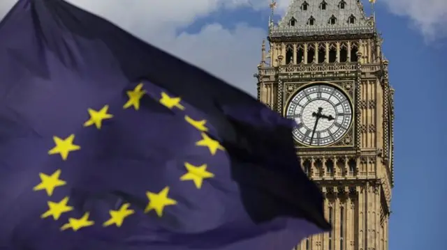 EU flag and Big Ben