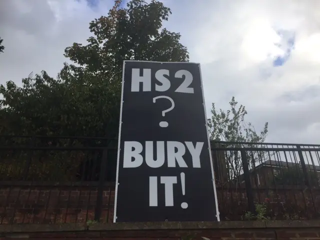 HS2, Bury It, poster.