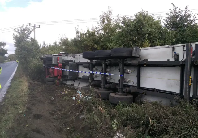 Lorry crash