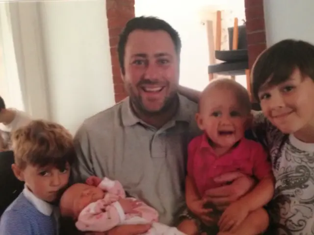 David Green with his family