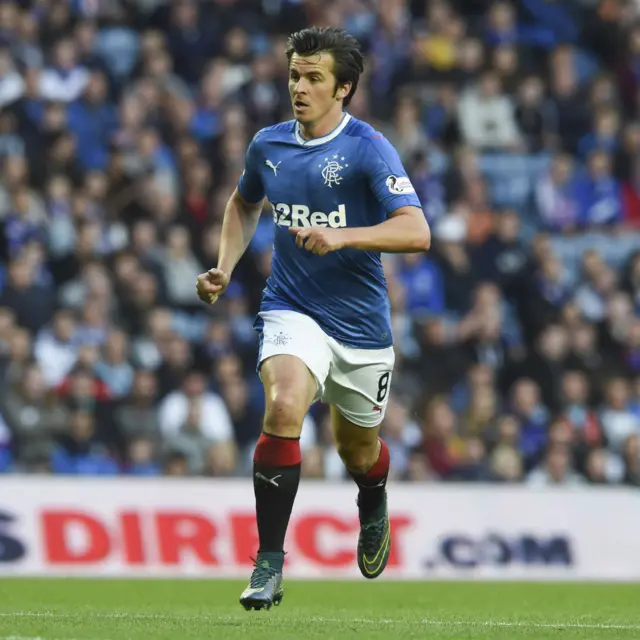 Rangers midfielder Joey Barton