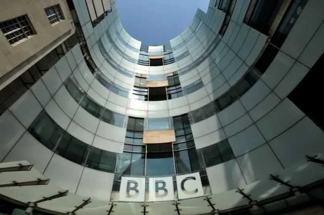 The BBC's HQ at New Broadcasting House