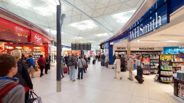 Stansted's departure lounge