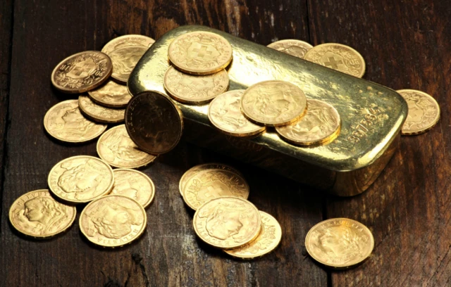 Gold coins