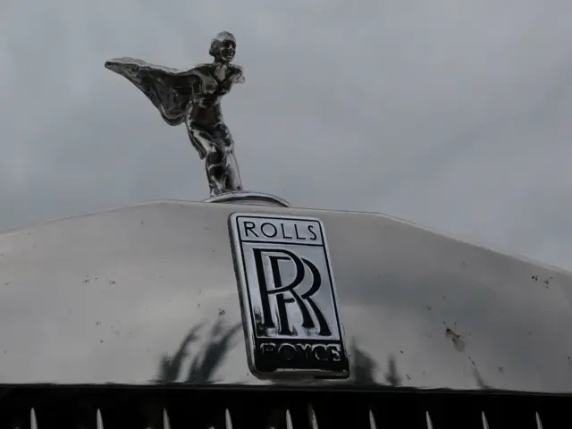 Iconic Rolls-Royce badge