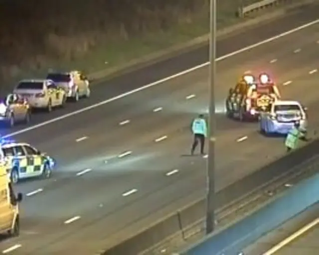 Accident on M1