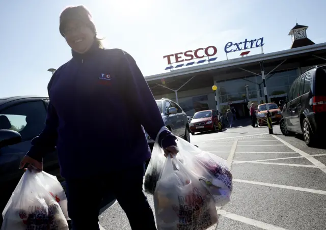 Tesco shopper