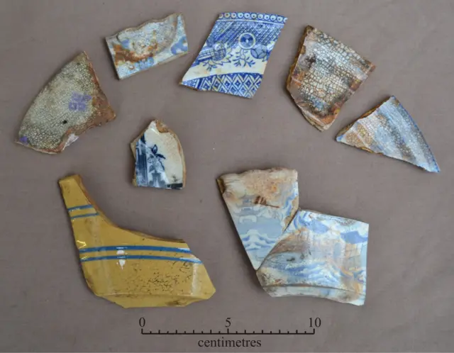 Pottery shards