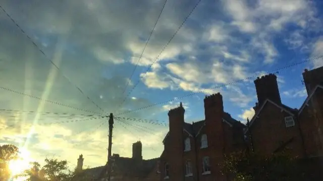 Clouds over Shrewsbury