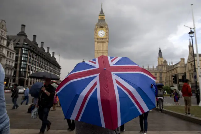 Union flag umbrella