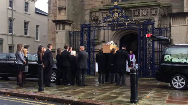 Funeral party of Gordon Guthrie