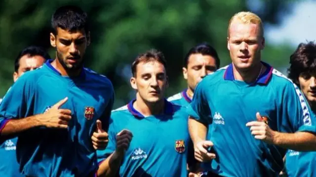 Pep Guardiola and Ronald Koeman