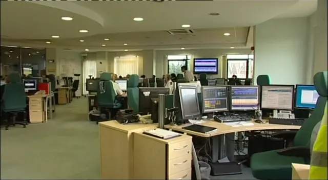 West Midlands Police call handling centre