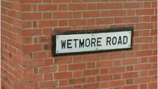 Wetmore Road sign