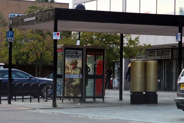 Phone box in Milton Keynes