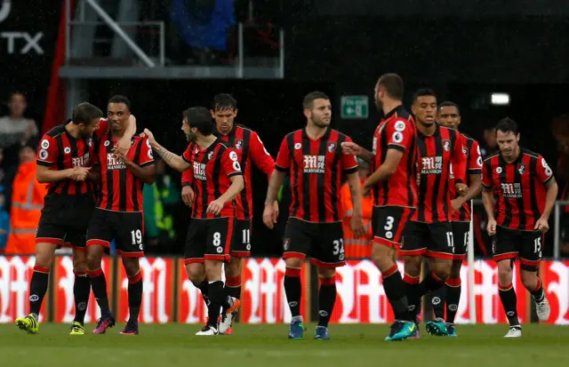 Junior Stanislas scores his second goal