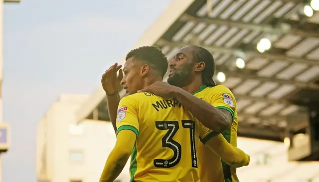 Norwich City celebrate