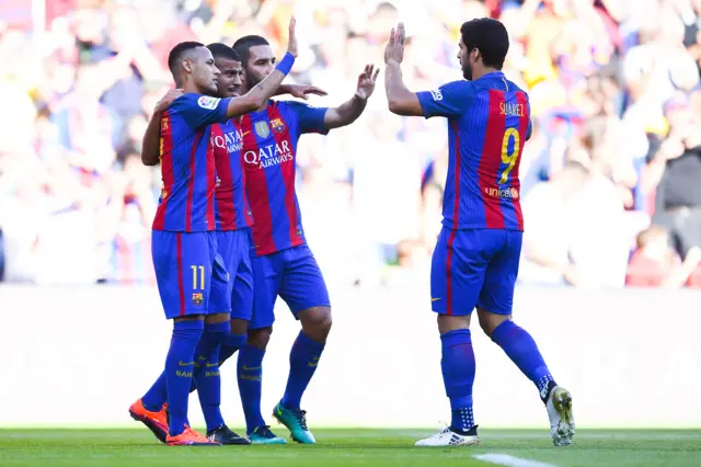 Barcelona celebrate