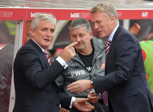 Mark Hughes and David Moyes