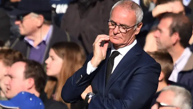 Claudio Ranieri reacts