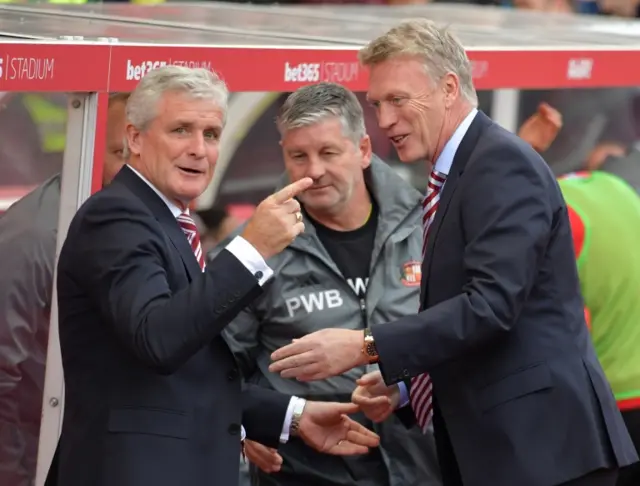 Mark Hughes and David Moyes