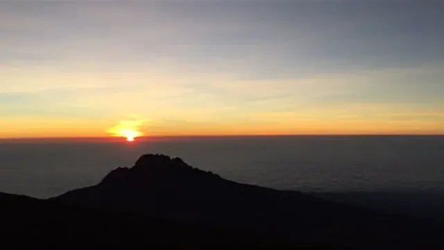 The top of Kilimanjaro