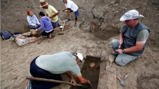 Archaeology dig