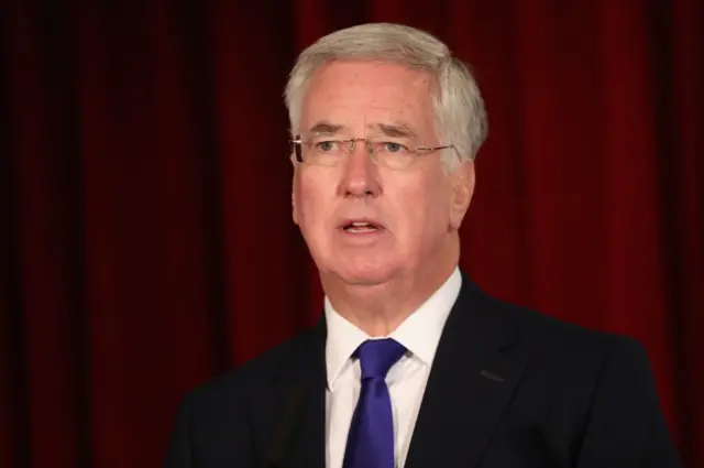 British Defence Secretary Michael Fallon